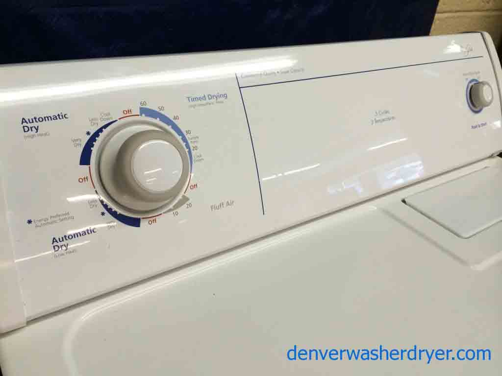 Whirlpool Commercial Quality Washer/Dryer Set, Super Capacity Plus