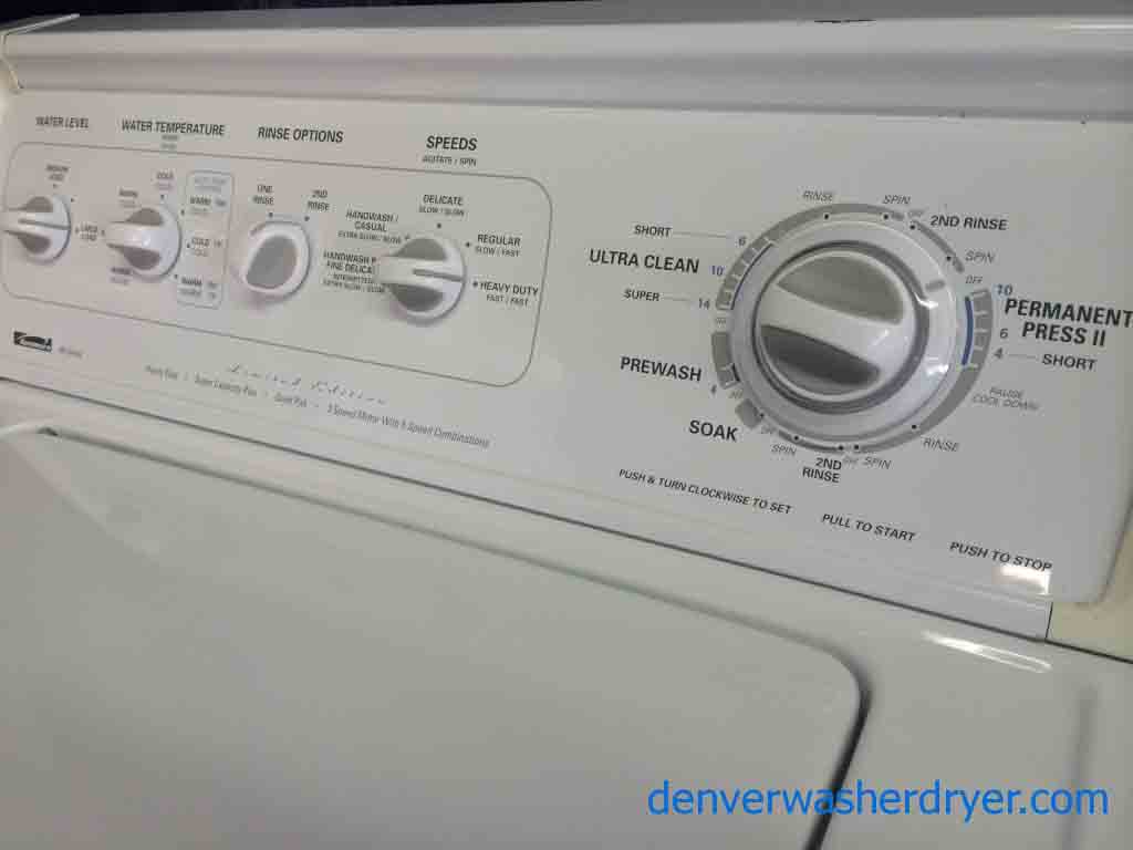 Kenmore 80 Series Limited Edition Washer/Dryer, Excellent Working Condition