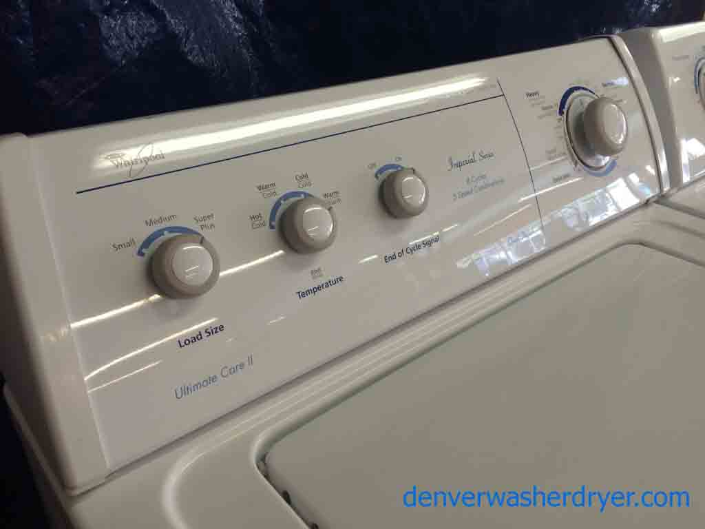 Whirlpool Washer/Dryer Set, Ultimate Care II, Nice Units!