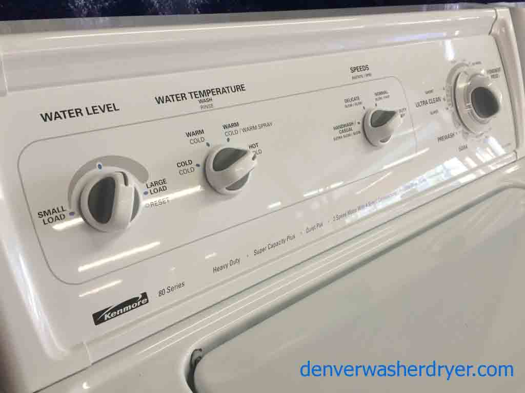 Kenmore 80 Series Washer/Dryer, Pristine Condition!