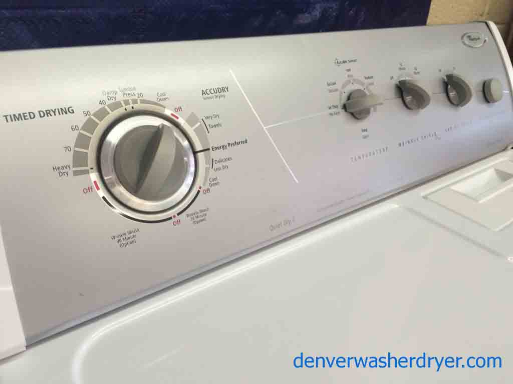 Whirlpool Washer/**GAS** Dryer Set, Excellent Units