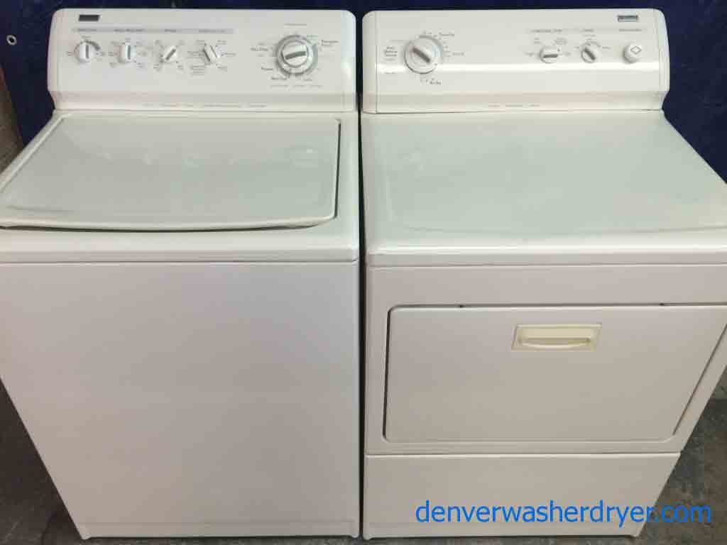 Kenmore Elite Washer/Dryer, Beige, Recent Style, Nice!