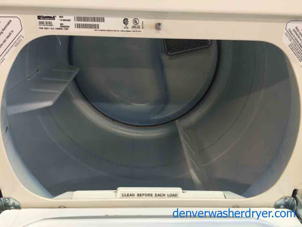 Kenmore Elite Washer/Dryer, Beige, Recent Style, Nice!
