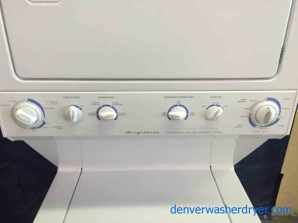 Frigidaire Stack Washer/Dryer Set, Super Capacity, Heavy Duty, Great Condition!