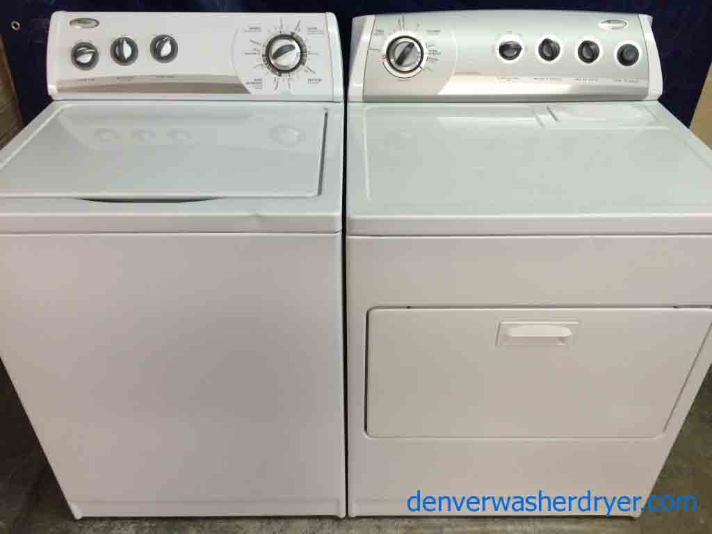Whirlpool Washer/Dryer Set, Awesome Recent Style Units, Direct Drive, Heavy Duty