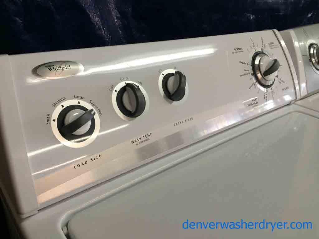 Whirlpool Washer/Dryer Set, Awesome Recent Style Units, Direct Drive, Heavy Duty