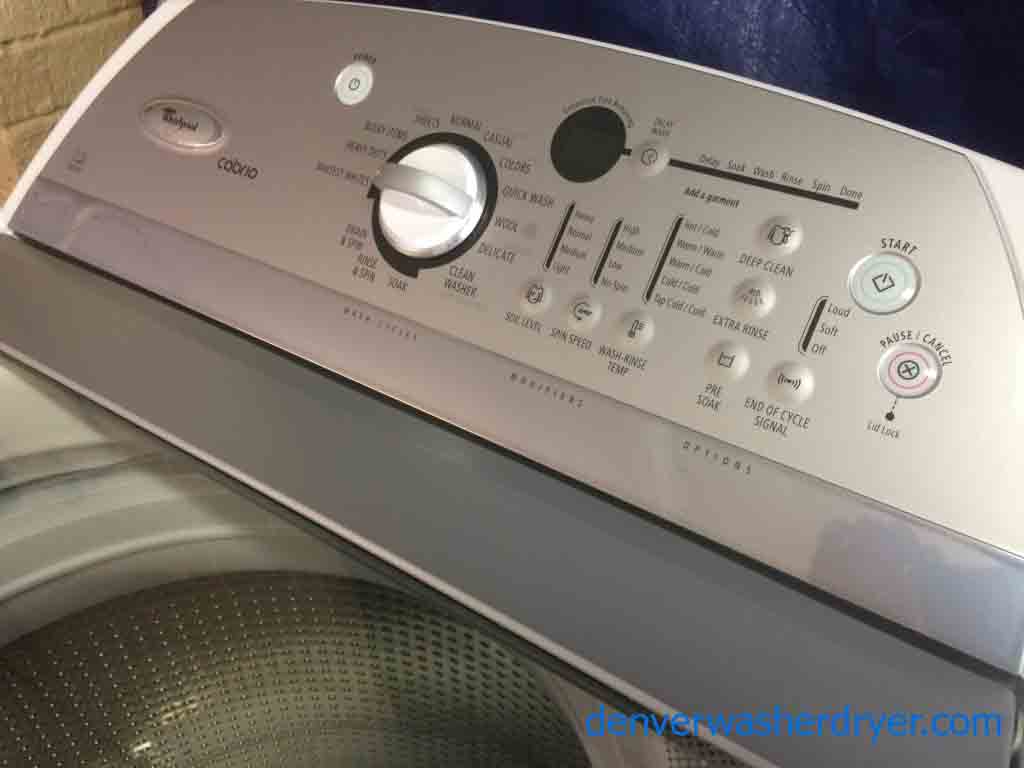 Whirlpool Cabrio Washer/Dryer Set, Super Awesome
