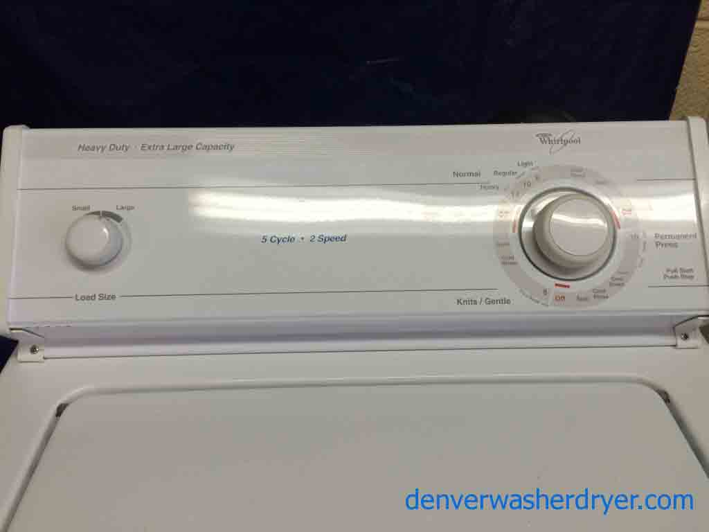 Whirlpool Washer, 24 inch, Extra Large Capacity, Heavy Duty