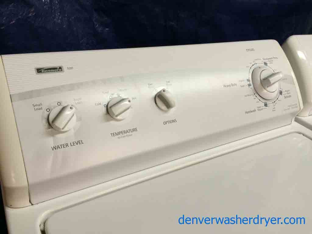 Kenmore 500 Series Washer/Dryer, Super Capacity, Direct Drive