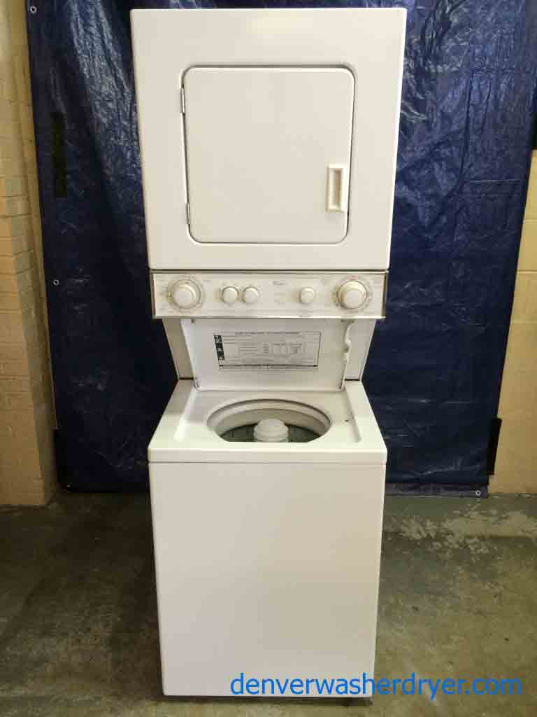 Whirlpool Thin Twin 24″ Stacker, Quality Refurbished