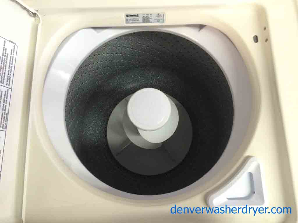 Kenmore 80 Series Washer/Elite Dryer, Matching Beige Set, Super Capacity