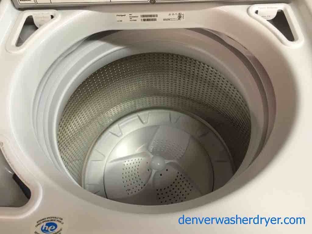 Whirlpool Cabrio Washer/Dryer, Excellent Well-Kept Units, Stainless Basket, he