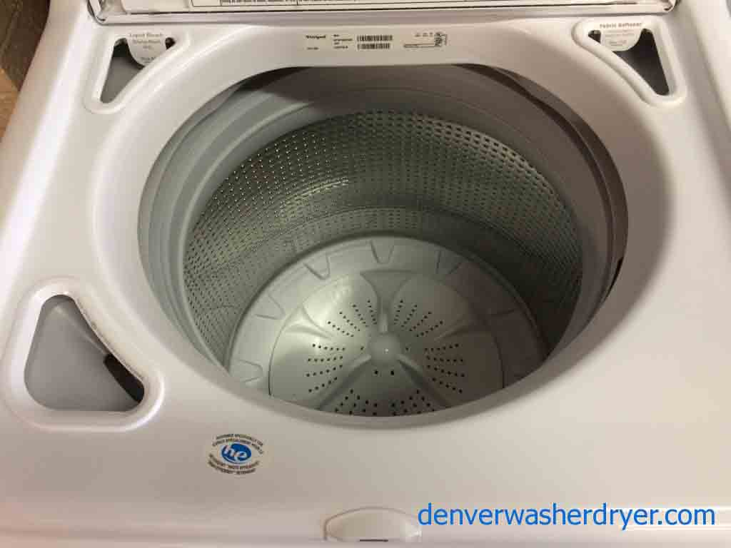 Whirlpool Cabrio Washer/Dryer, Energy Star, high efficiently, agitator-less