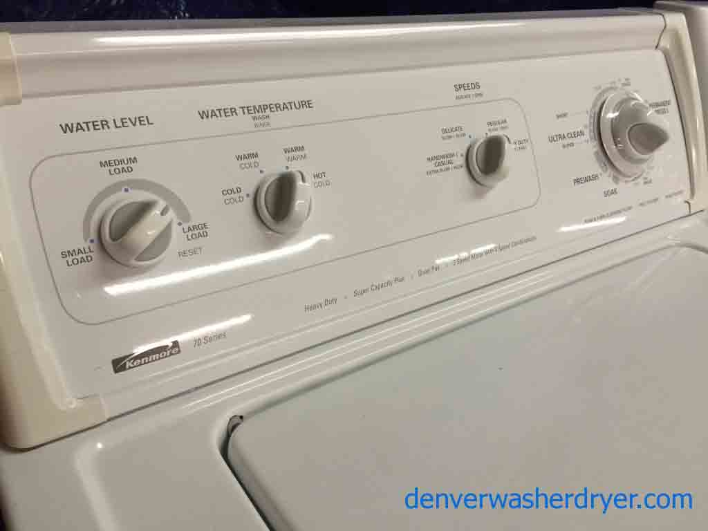 Kenmore 70 Series Washer/Dryer Great Condition! Direct Drive, Super Capacity Plus!