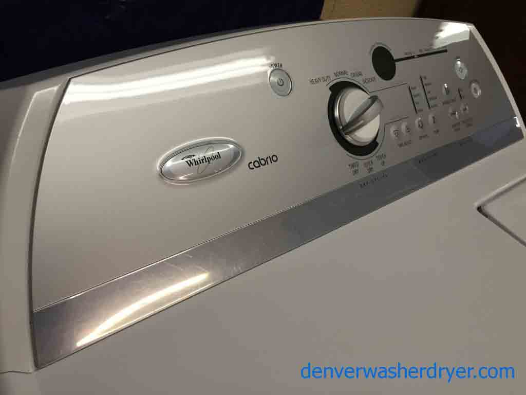 he Whirlpool Cabrio Washer/Dryer, High End Matching Set!