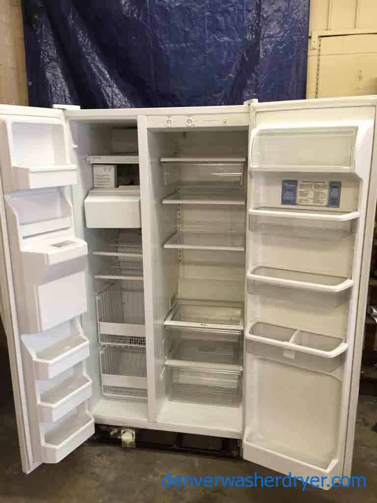 Large Images for Whirlpool 25 Cu Ft Side By Side Refrigerator, White