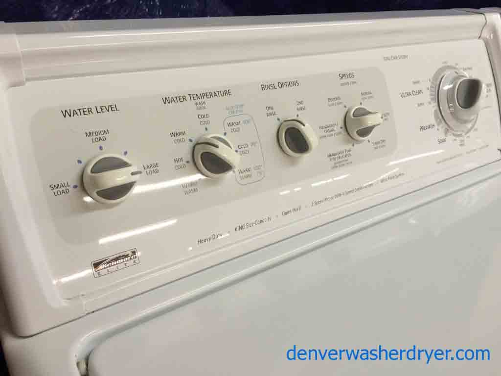 Kenmore Elite Washer/90 Series Dryer, Excellent Condition, Full Featured!