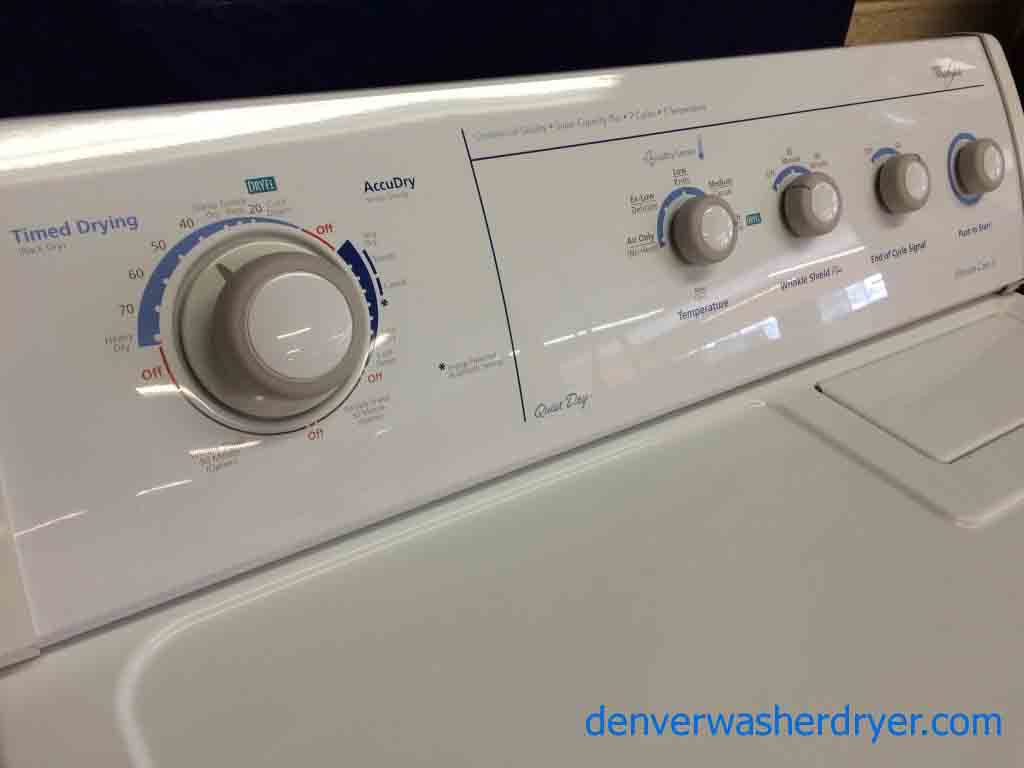 Whirlpool Washer/Dryer, Ultimate Care II, Super Capacity Plus