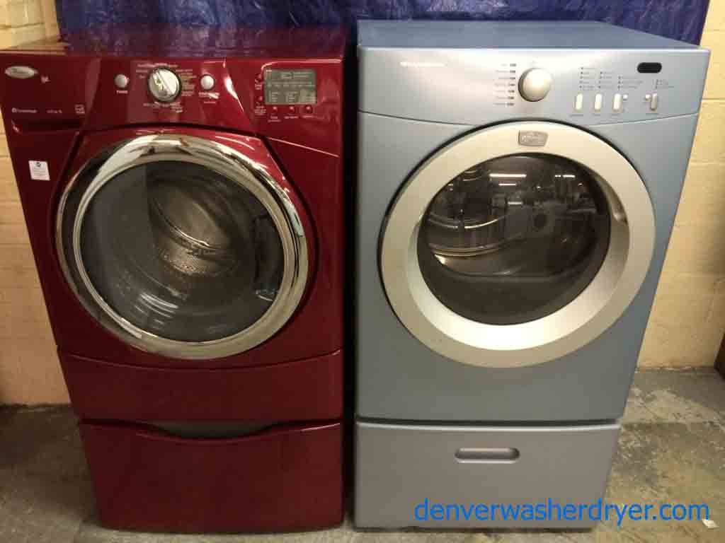 Whirlpool Front Load Washer/Frigidaire Front Load Dryer Set!