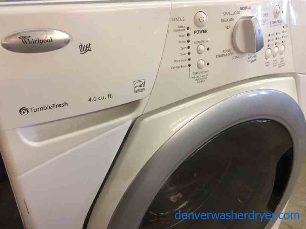 Whirlpool Duet Energy Star Front Load Washer, With Warranty