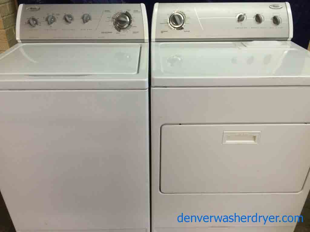 Large Images for High Quality Whirlpool Washer/Dryer Matching Set 1845