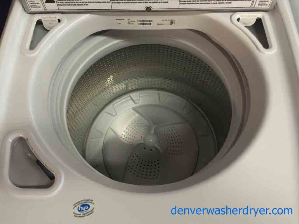 he Whirlpool Cabrio Washer/Dryer Matching Set! High Efficiency