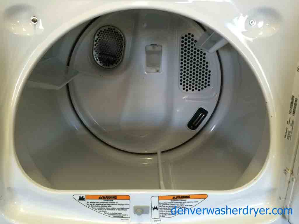 Whirlpool Cabrio Washer/Dryer Set, HE, Agitator-less, Stainless
