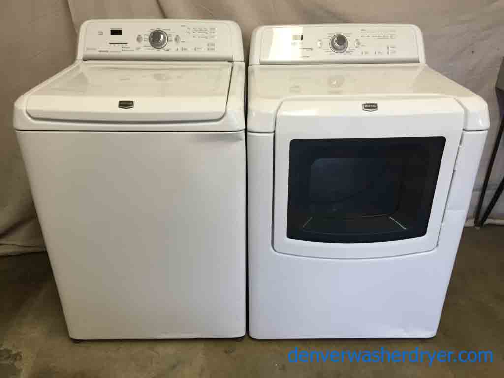 High Efficiency Maytag Bravos Washer/Dryer Set, Steam Dryer!