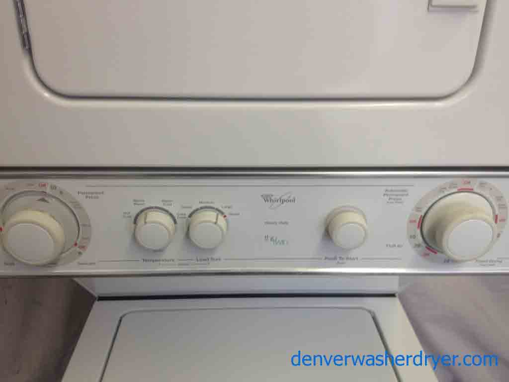 Large Images for 24″ Stacked Whirlpool Washer/Dryer Set 1890