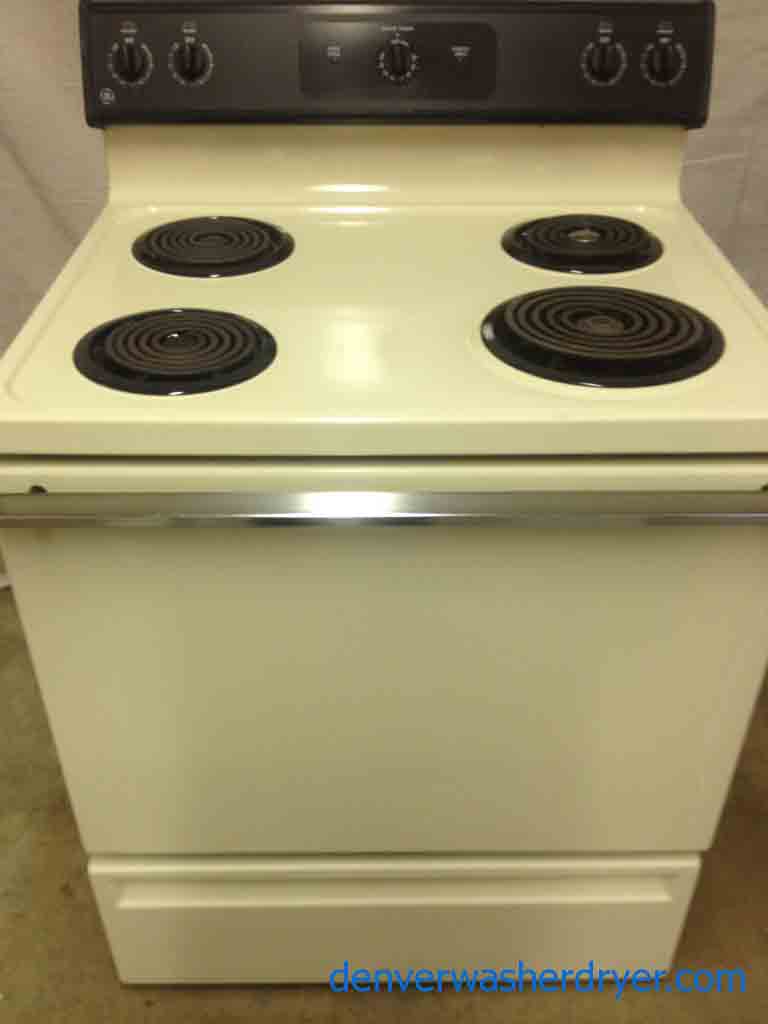 Beautiful Beige GE Electric Stove