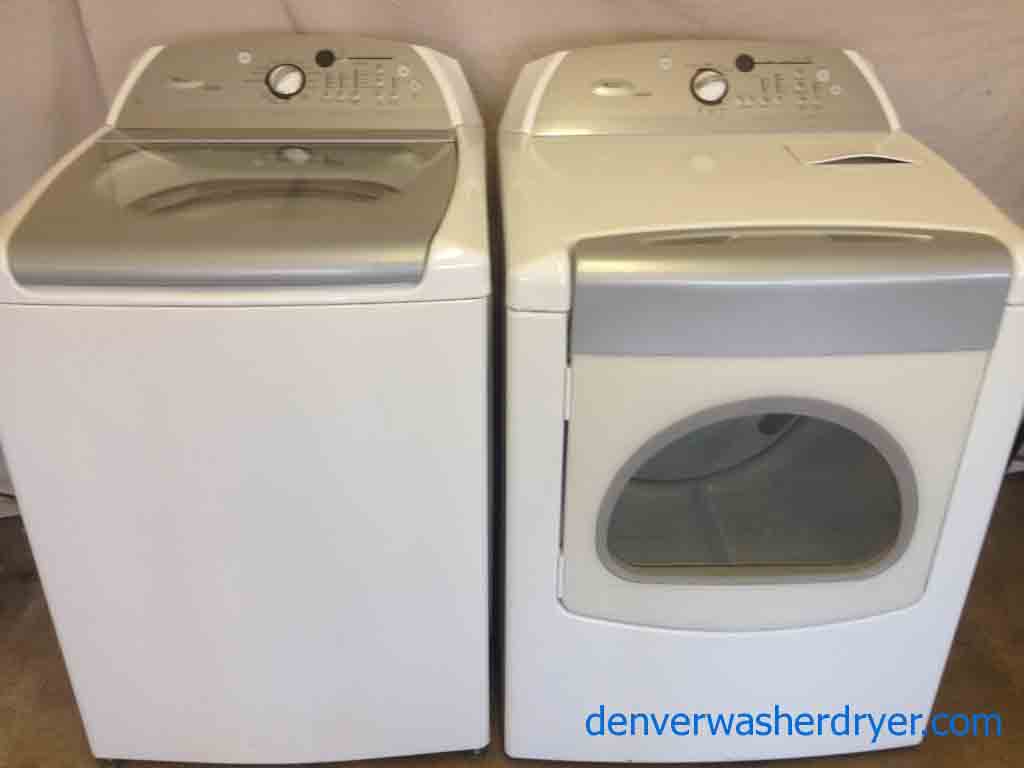 H.E. Agitator-less Whirlpool Cabrio Washer/Dryer Set