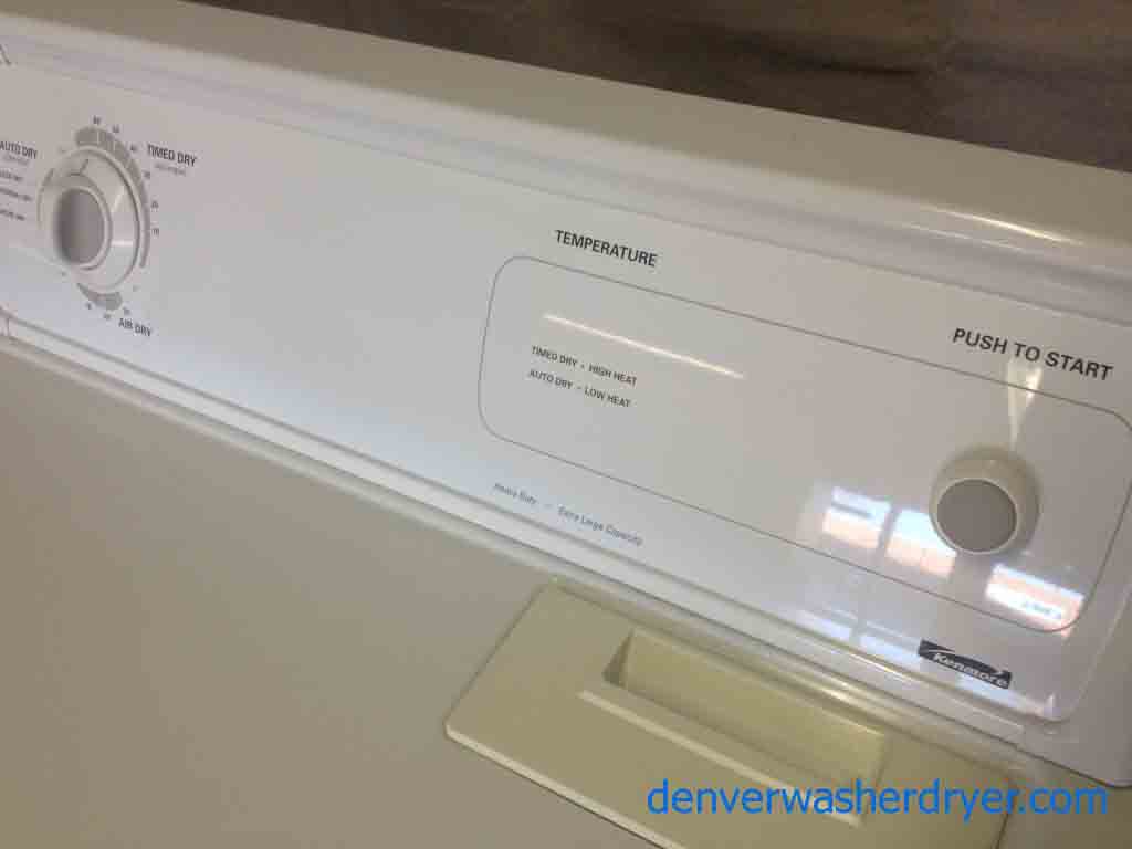 Basic, Easy-to-Use Kenmore Washer/Dryer Set
