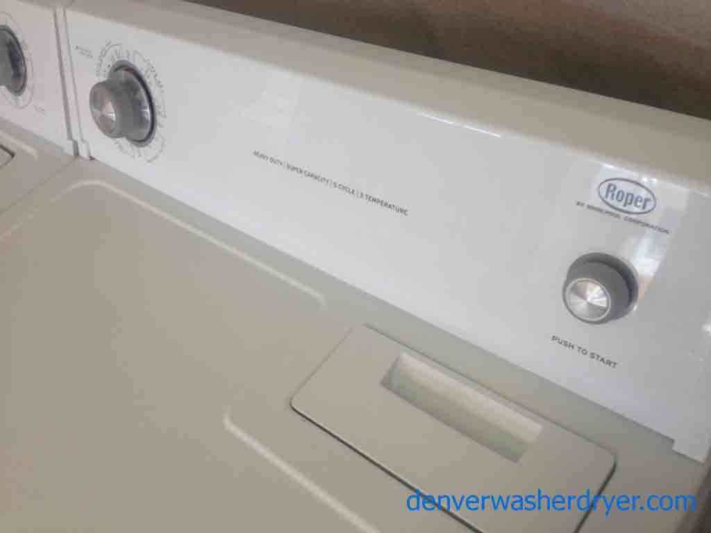 Great Whirlpool Roper Washer/Dryer Set!