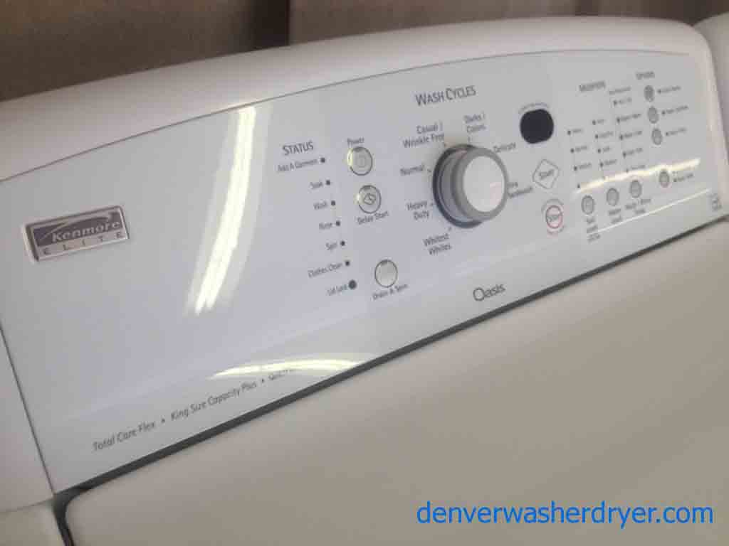 Kenmore Elite Oasis Washer/Dryer Set!