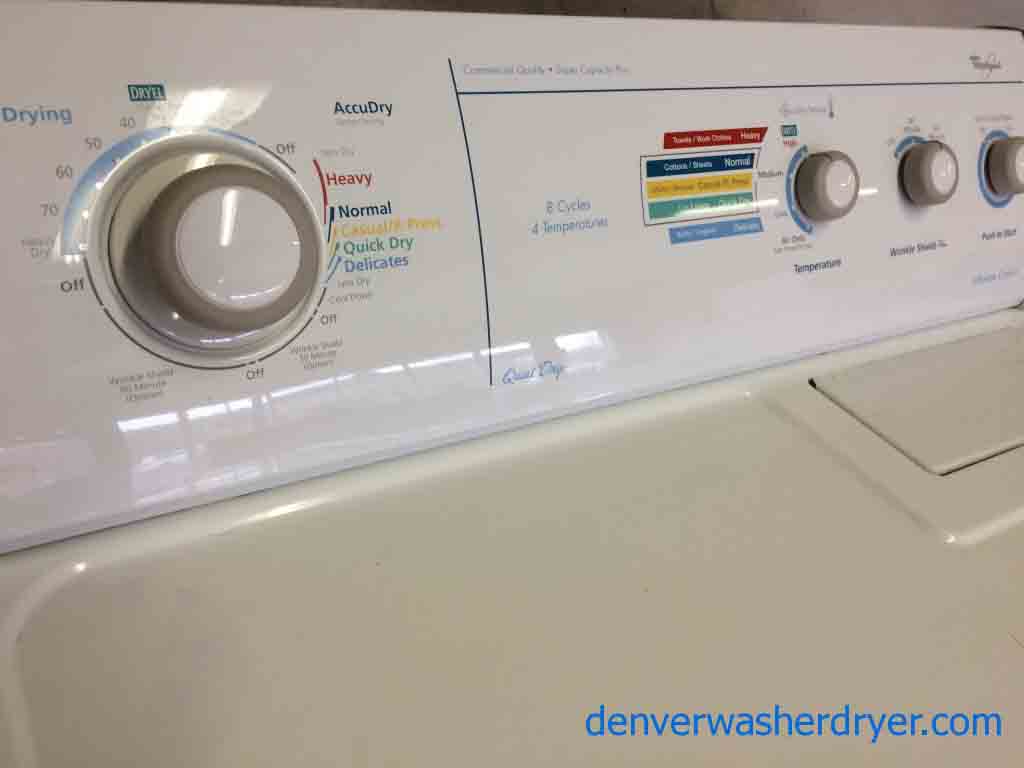 Beautiful Whirlpool Washer/Dryer Set