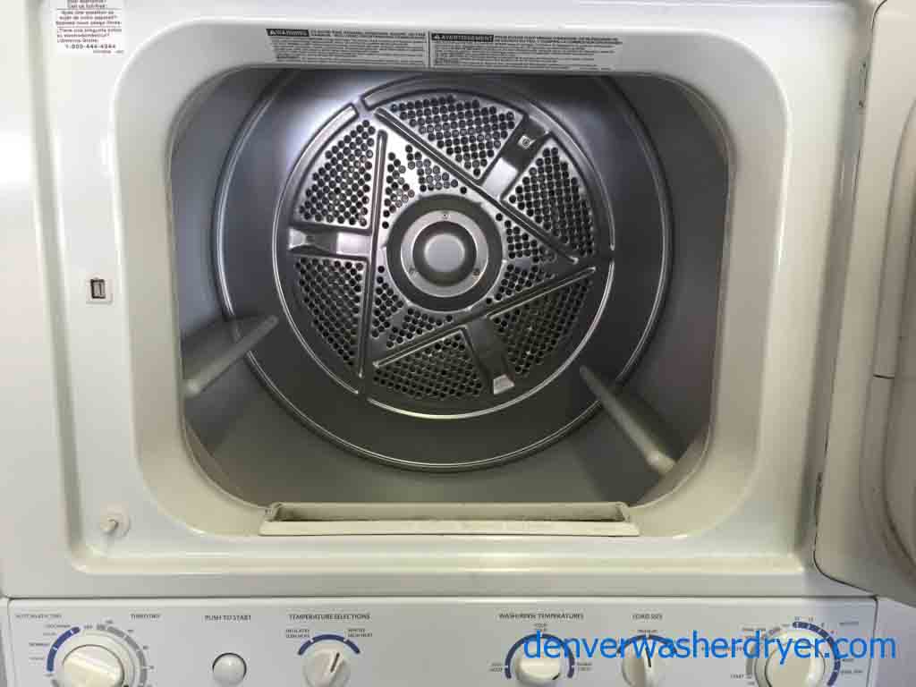 Full Sized Frigidaire Stackable Washer/Dryer, 27″ Unit