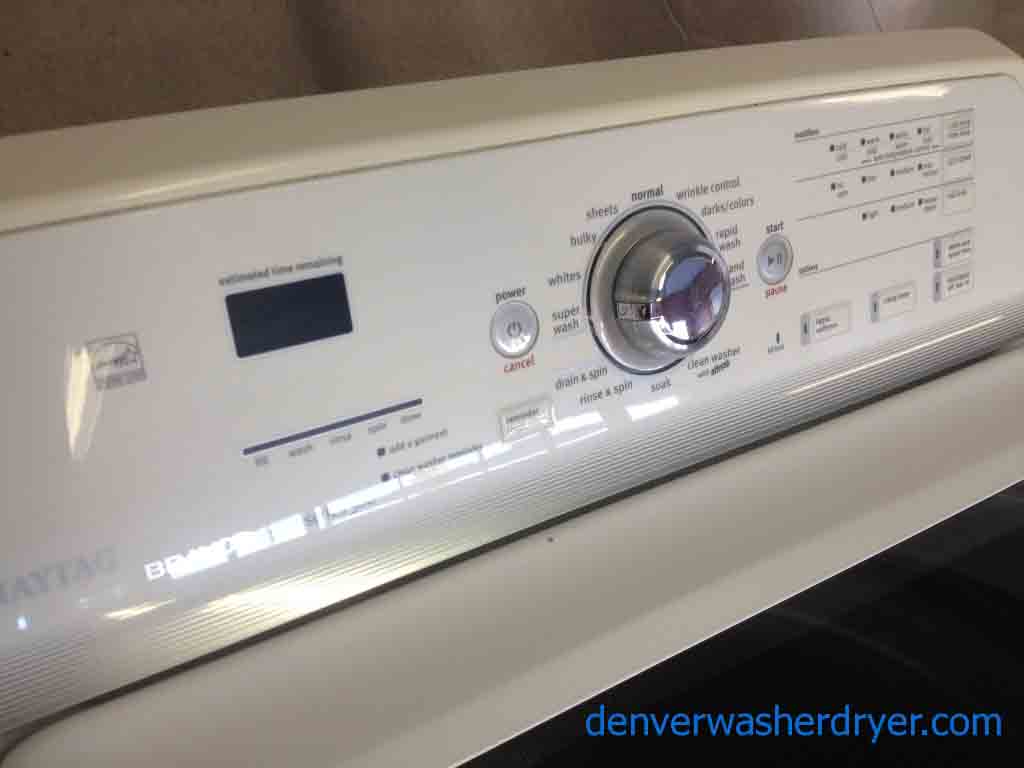 H.E. Agitator-less Maytag Bravos Washer/Dryer Set!