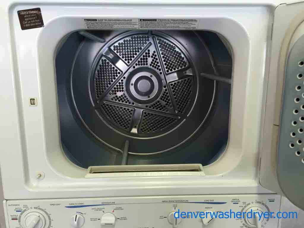 Full Sized 27″ Frigidaire Crown Stackable Washer/Dryer Combo, Great Condition!