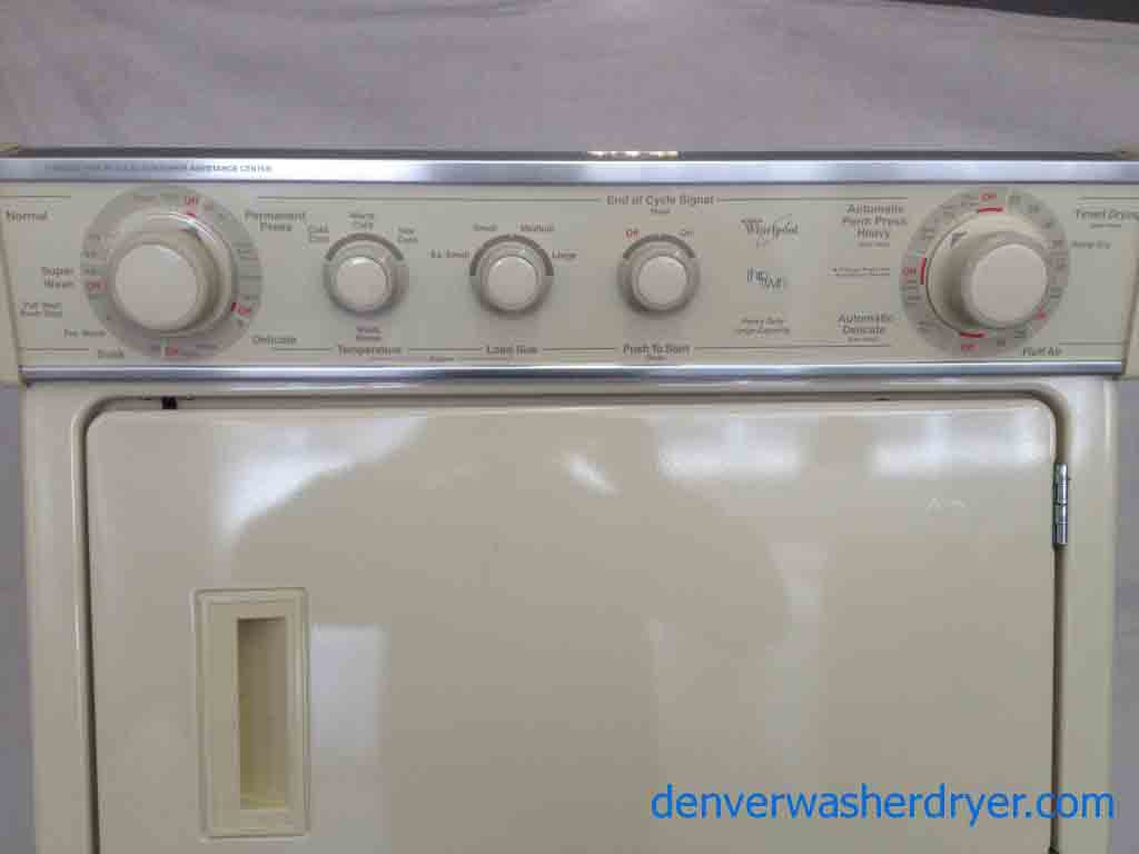 Excellent Whirlpool 27″ Stackable Washer/Dryer Set!