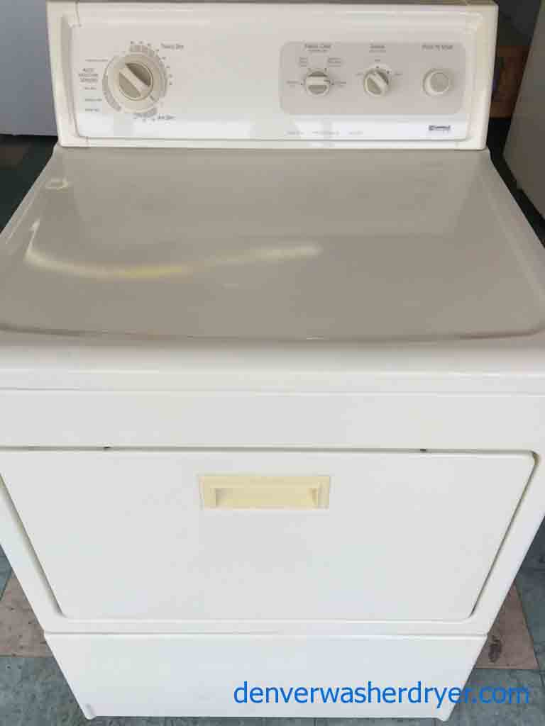 Kenmore Elite Gas Dryer, beige, awesome condition!