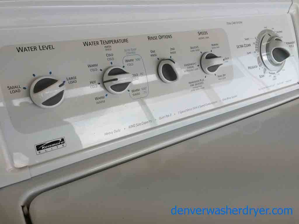 Kenmore Elite Washer/Dryer Set, Super Nice! Well Kept