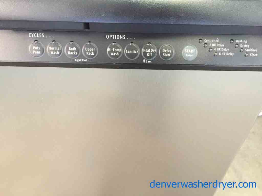 Frigidaire Dishwasher, 24″ Built-In, Satina Finish