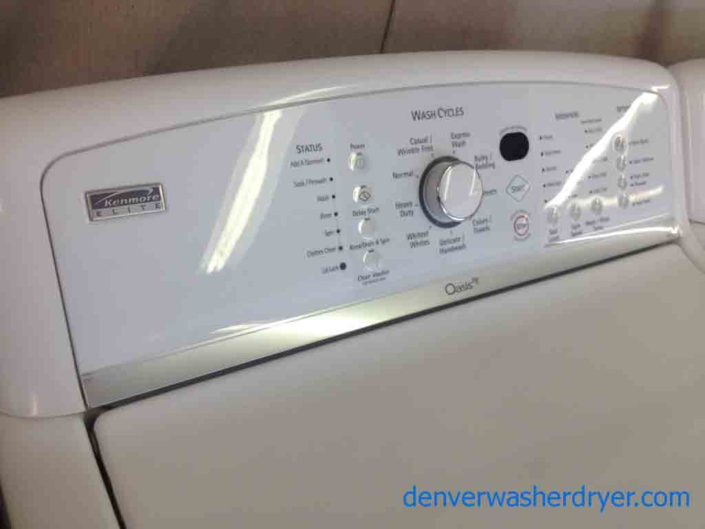 HE Agitator-less Kenmore Elite Oasis Washer/Dryer Set!