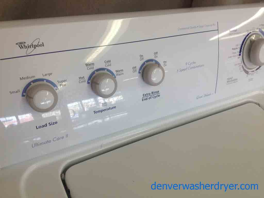 Whirlpool Ultimate Care II Washer/Dryer Set!