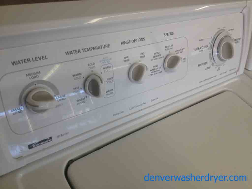 Super Capacity Kenmore Washer/Dryer Set!