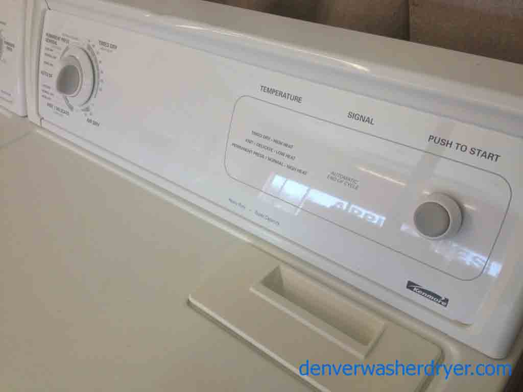 Super Capacity Kenmore Washer/Dryer Set!