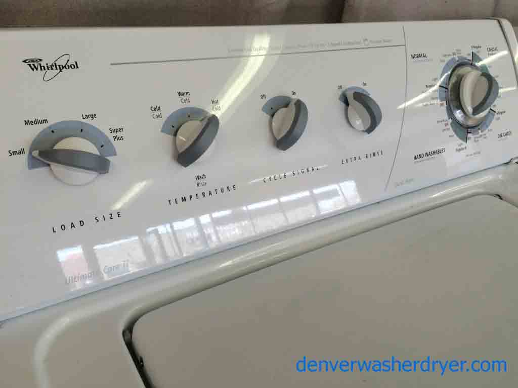 Whirlpool Washer/Dryer Set, Commercial Quality, Super Capacity Plus