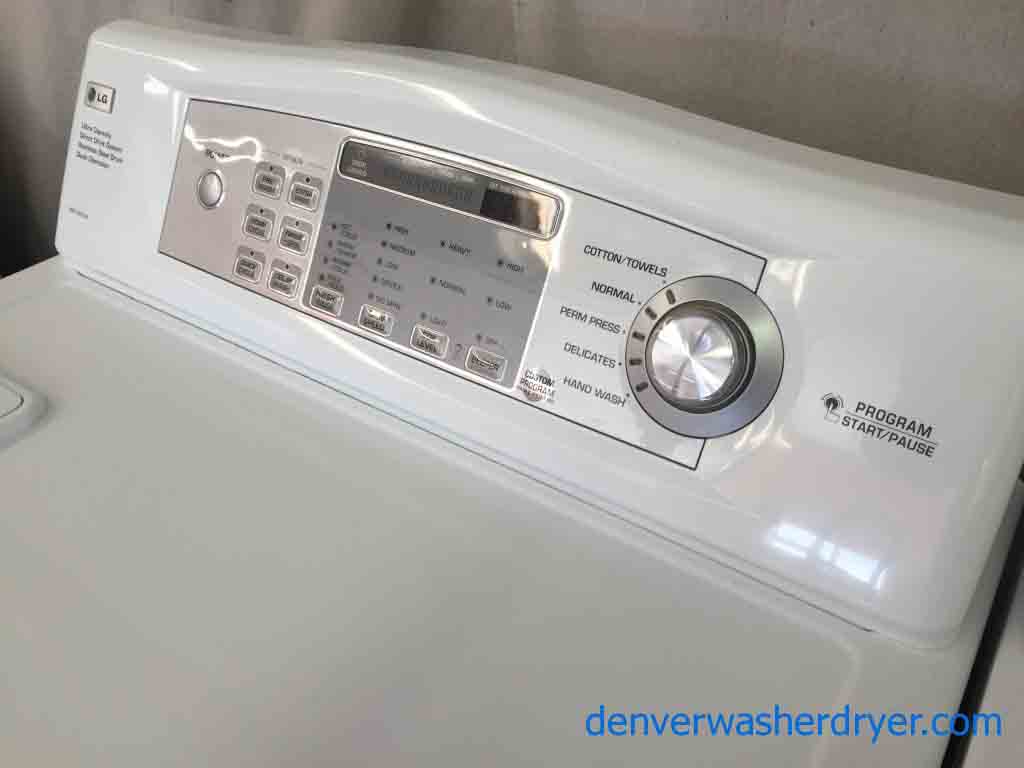 AMAZING LG Tromm Washer/Dryer, Stainless Steel Drums, Gas Dryer