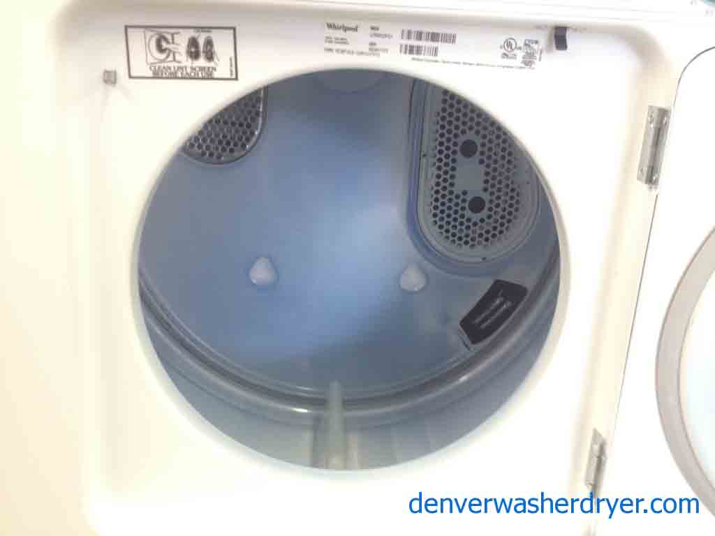 Large Images for Whirlpool Stackable Rare 110v Dryer! + GE Fridge 2053