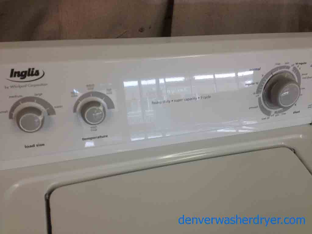 Lightly Used Inglis Whirlpool Washer/Dryer Set!